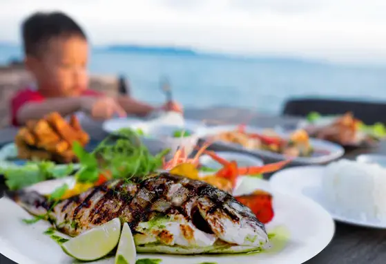 Fish In A Child's Plate