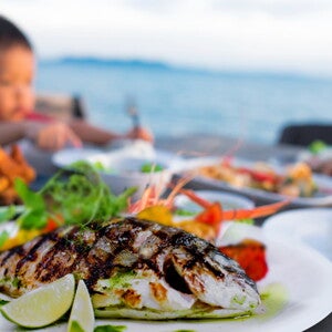 Fish In A Child's Plate