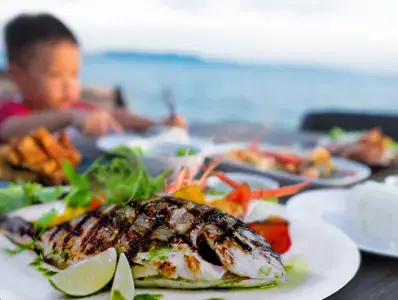 Fish In A Child's Plate