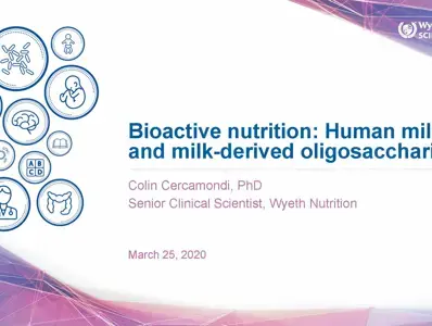 Bioactive nutrition: Human milk and milk-derived oligosaccharides